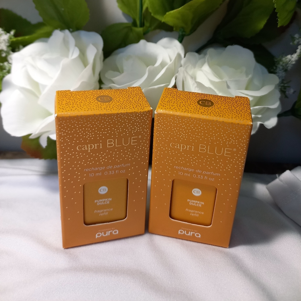 Capri Blue Pumpkin Dulce Pura Smart Home Plug-In Diffuser Refills. Pack of two